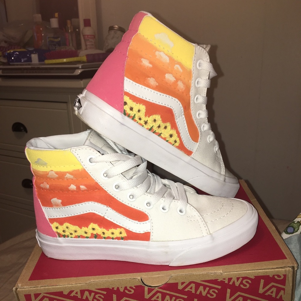 Custom high top Vans